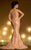 MNM Couture - 2165 Lace Illusion High Trumpet Dress In Pink
