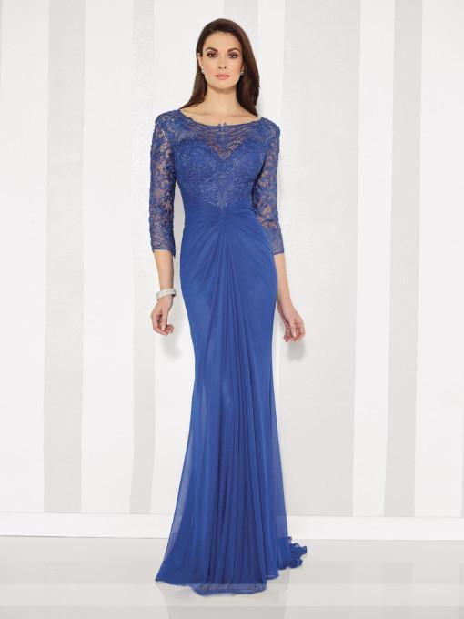 Cameron Blake by Mon Cheri - 216677W Dress in Blue