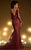 MNM Couture - 2166 Lace Embellished Trumpet Dress In Red