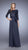 La Femme - 21676 Embellished Lace Satin Gown In Navy