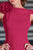 MNM Couture - 2167 Floral Asymmetric Sheath Dress In Purple