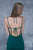 Nina Canacci - 2167 High Halter Sheath Gown with Slit In Green