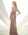 Mon Cheri - Montage by Mon Cheri - 216963 Chiffon A-line Dress In Brown