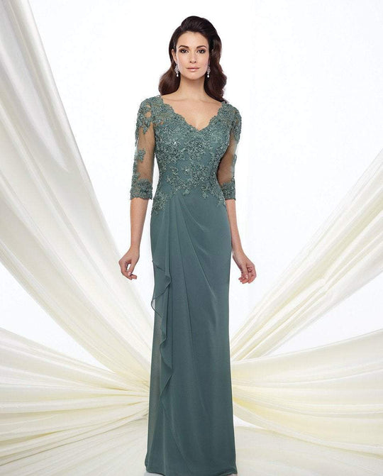 Montage by Mon Cheri - 216965W Dress in Green