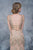 Nina Canacci - 2169 Embroidered Deep V-neck Sheath Dress In Neutral