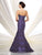 Montage by Mon Cheri - 216D49 Two Piece Taffeta Dress in Purple