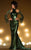 MNM Couture - 2174 Sequined Halter Neck Sheath Dress in Green