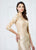 Montage by Mon Cheri - 217955 Floral Lace Mikado Evening Gown in Neutral
