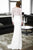 21796 Long Sleeve Floor Length Jersey Gown
