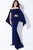 Stunning Off Shoulder Long Gown with Wing Sleeves 21799