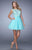 La Femme - 21835 Sleeveless Sheer Lace Cocktail Dress In Green