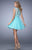 La Femme - 21835 Sleeveless Sheer Lace Cocktail Dress In Green