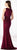 Cameron Blake - 218604 Sleeveless Jewel Sheath Evening Dress in Red