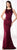 Cameron Blake - 218604 Sleeveless Jewel Sheath Evening Dress in Red