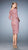 La Femme Lace Quarter Sleeves Knee Length Dress - 1 Pc Mauve in size 8 Available