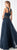 Cameron Blake - 218615 Ruched Halter A-Line Evening Dress in Blue