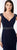 Cameron Blake - 218617W Embellished Fitted V-neck Evening Dress in Blue