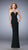 La Femme - 21929 Jeweled Illusion Halter Dress In Black