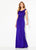 Cameron Blake - 219676 Embellished Bateau Sheath Dress In Purple