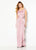 Cameron Blake - 219676 Embellished Bateau Sheath Dress In Pink