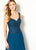 Cameron Blake - 219690 Embroidered V-neck Chiffon A-line Gown In Green