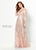 Montage by Mon Cheri - 219976 Embroidered Lace Illusion Bateau Dress In Pink