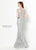 Montage by Mon Cheri - 219983 Lace Embroidered Mermaid Gown In Silver
