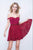 Nina Canacci - 219 Off Shoulder Floral Lace A-Line Dress