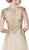 Cinderella Divine - OC003 Beaded Lace V-Neck Evening Dress In Neutral