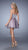 La Femme - 22022 Strapless Satin Lace Cocktail Dress In Gray and Pink