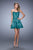La Femme - 22046 Lace Sweetheart A-line Dress In Green