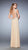 La Femme - 22055 Embellished V-neck Jersey Dress In Neutral