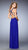 La Femme - V-Neck Long Prom Dress  22089 in Blue