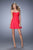 La Femme - 22098 Ruched Sweetheart A-line Dress In Pink