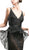 Cinderella Divine - 2209 Lace Embroidered Mermaid Dress In Black