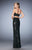 La Femme - 22151 Brilliant Bandeau Sequined Evening Dress In Black