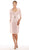 Rina Di Montella - RD2215S Strapless Sweetheart Cocktail Dress with Jacket in Pink