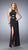 La Femme - 22206 Long Jersey Prom Dress with Black Beading in Black