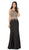 Dancing Queen - 2224 Mock Two-Piece Gilded Prom Gown