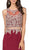 Dancing Queen - 2224 Mock Two-Piece Gilded Prom Gown