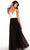 Harper And Lemon - 22266 Two Tone Plunging V-neck A-line Dress