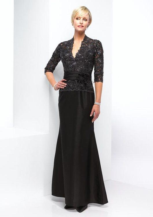 ALYCE PARIS MOTHER OF THE BRIDE - 29143 EVENING DRESS IN BLACK