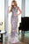 22308 Beaded Sheer Jewel Sheath Dress