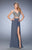 La Femme - Prom Dress 22319 in Gray