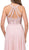 Dancing Queen - Sleeveless Illusion Jewel Lace Ornate Prom Gown 2234 -  1 pc Blush In Size XS Available In Pink