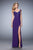 La Femme - 22343 Embellished Sweetheart Sheath Dress In Purple
