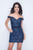 Nina Canacci - 223 Beaded Lace Off-Shoulder Fitted Dress