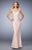 La Femme - 22493 Embellished Lace Evening Gown In Pink
