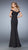 La Femme - 22527 Embellished Jersey Sheath Dress In Black