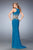 GiGi - 22592 Two-Piece Embellished Jersey Gown In Blue